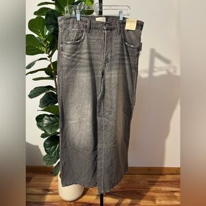 Universal Thread Women's Charcoal Super Wide Leg Jeans